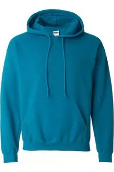 Толстовка с капюшоном унисекс для взрослых Gildan Heavy Blend, цвет antique sapphire