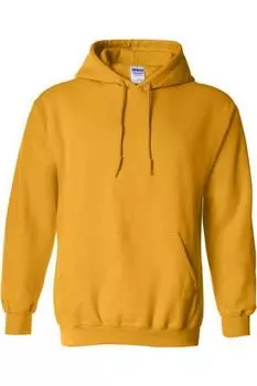 Толстовка с капюшоном унисекс для взрослых Gildan Heavy Blend, золотой