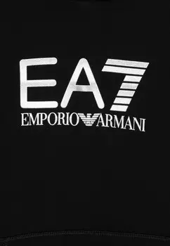 Толстовка с капюшоном UNISEX EA7 Emporio Armani, черный