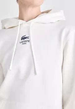 Толстовка с капюшоном UNISEX Lacoste, молочный