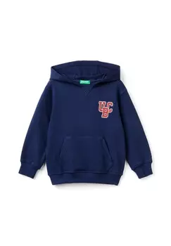 Толстовка с капюшоном United Colors of Benetton, синий