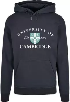 Толстовка с капюшоном UNIVERSITY OF CAMBRIDGE EST 1209 Merchcode, темно-синий