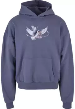 Толстовка с капюшоном Upscale by Mister Tee "Upscale by Mister Tee Men's Vive La Liberte Oversize Hoody", синий