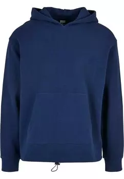 Толстовка с капюшоном Urban Classics OVERSIZED WAFFLE, цвет Darkblue