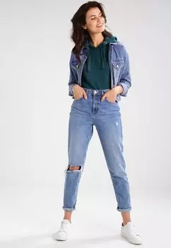 Толстовка с капюшоном Urban Classics, темно-зеленый