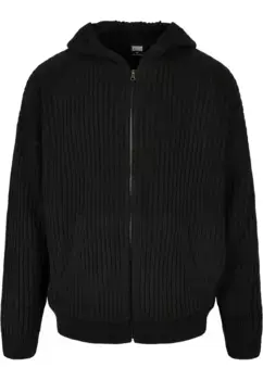 Толстовка с капюшоном URBAN CLASSICS " Urban Classics Men's Knitted Zip Hoody", черный