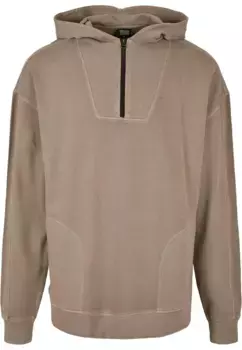 Толстовка с капюшоном URBAN CLASSICS " Urban Classics Men's Overdyed Camp Hoody", хаки