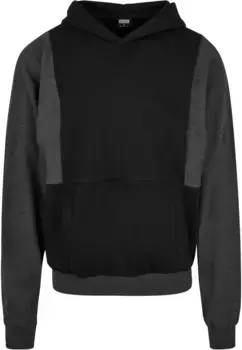 Толстовка с капюшоном URBAN CLASSICS " Urban Classics Men's Cut On Sleeve Hoody", черный