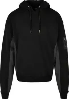 Толстовка с капюшоном URBAN CLASSICS " Urban Classics Men's Military Bomber Hoody", черный