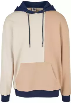 Толстовка с капюшоном URBAN CLASSICS " Urban Classics Men's Oversized Hoody Color Block Hoody", бежевый