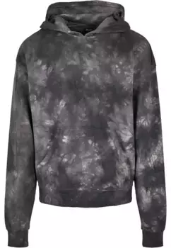 Толстовка с капюшоном URBAN CLASSICS " Urban Classics Men's Tye Dyed Hoody", черный