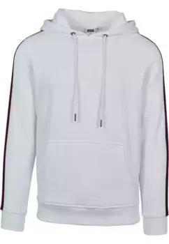 Толстовка с капюшоном URBAN CLASSICS " Urban Classics Men's Stripe Holder Hoody", белый