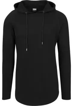 Толстовка с капюшоном URBAN CLASSICS " Urban Classics Men's Long Shaped Terry Hoody", черный