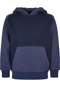 Толстовка с капюшоном URBAN CLASSICS " Urban Classics Men's Boys 2-Tone Fake Raglan Hoody", синий