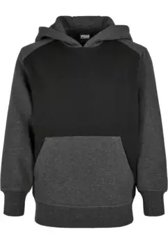 Толстовка с капюшоном URBAN CLASSICS " Urban Classics Men's Boys 2-Tone Fake Raglan Hoody", черный