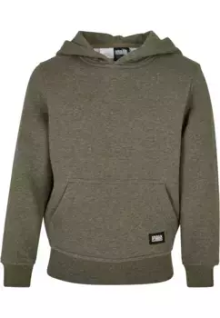 Толстовка с капюшоном URBAN CLASSICS " Urban Classics Men's Boys Basic Melange Hoody", зеленый