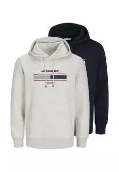 Толстовка с капюшоном южная толстовка двойная упаковка Jack & Jones, мультиколор