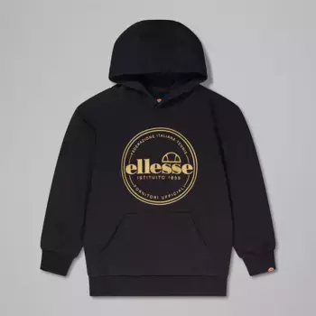 Толстовка с капюшоном Valdarno Junior Oh ellesse для детей, черный