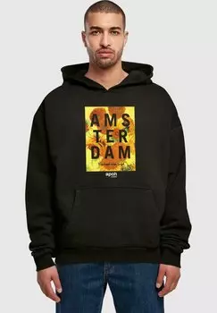 Толстовка с капюшоном VAN GOGH FLOWERS ULTRA HEAVY Merchcode, черный