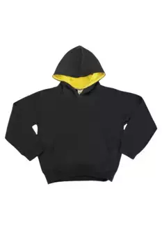 Толстовка с капюшоном Varsity AWDis, черный