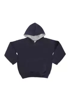 Толстовка с капюшоном Varsity AWDis, темно-синий