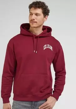 Толстовка с капюшоном Varsity Lee, цвет port
