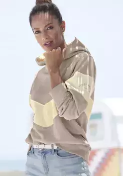 Толстовка с капюшоном Venice Beach, цветовая гамма, спортивная толстовка с капюшоном, бежевый