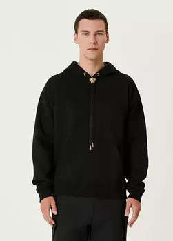 Толстовка с капюшоном Versace, черный