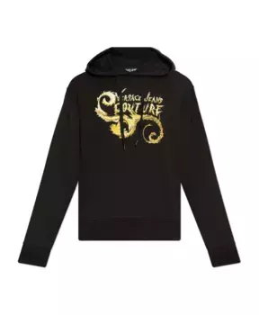 Толстовка с капюшоном Versace Jeans Couture, черный