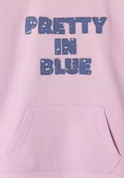 Толстовка с капюшоном Vertbaudet, фиолетовый