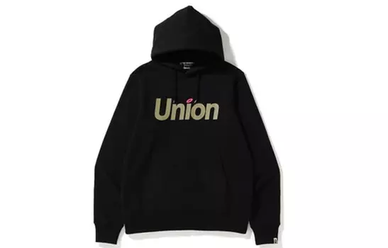 Толстовка с капюшоном в честь 30-летия BAPE X Union A Bathing Ape, серый