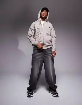 Толстовка с капюшоном в лиловом цвете Liquor N Poker