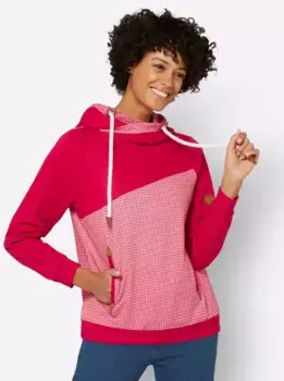 Толстовка с капюшоном в стиле casual Casual Looks, красный