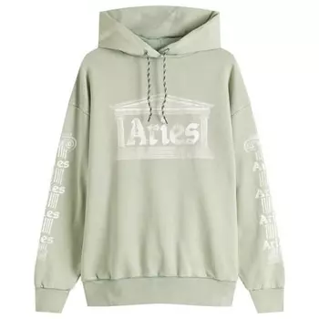 Толстовка с капюшоном в стиле древнего храма Aries, зеленый