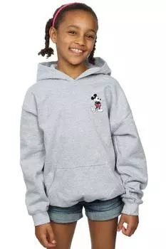 Толстовка с капюшоном в стиле ретро с Микки Маусом Kickin Disney, серый