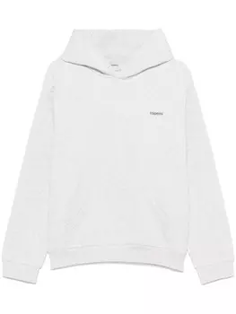 Толстовка с капюшоном в виде рога Coperni, серый