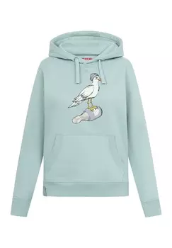 Толстовка с капюшоном в виде штормовой чайки Derbe, синий