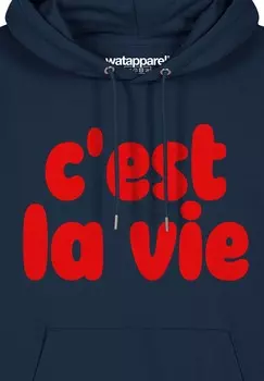 Толстовка с капюшоном watapparel, темно-синий