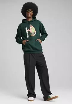Толстовка с капюшоном WEIHNACHTS Puma, зеленый