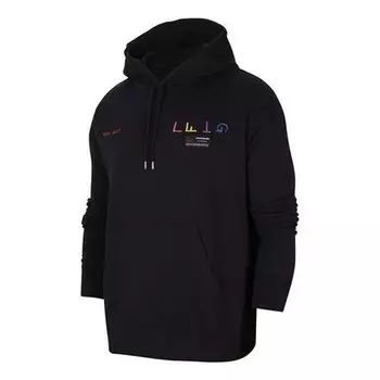 Толстовка с капюшоном why not с принтом флисовый свитер с капюшоном спортивный Air Jordan, черный