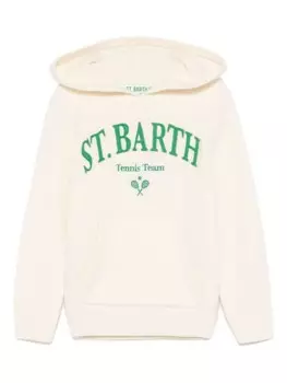 Толстовка с капюшоном Wook MC2 Saint Barth Kids, белый