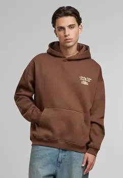Толстовка с капюшоном WORKATION OVERSIZE UNISEX Another Cotton Lab, коричневый