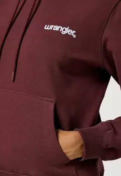 Толстовка с капюшоном Wrangler, светло-коричневый