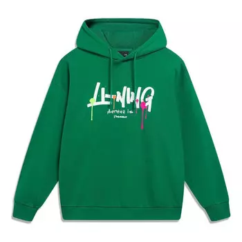 Толстовка с капюшоном все возможно графическая толстовка с капюшоном Li-Ning, зеленый