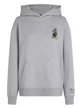 Толстовка с капюшоном X Disney из хлопковой смеси Karl Lagerfeld, серый