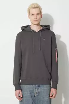 Толстовка с капюшоном X-Fit Alpha Industries, серый