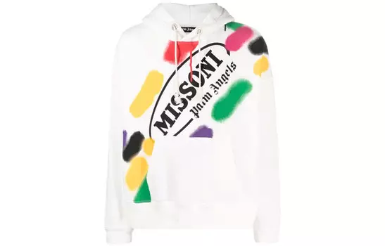 Толстовка с капюшоном X Missoni Palm Angels, белый