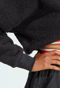 Толстовка с капюшоном X MOON CROPPED adidas Sportswear, черный