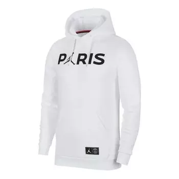 Толстовка с капюшоном x psg crossover paris saint germain свитер Air Jordan, серый