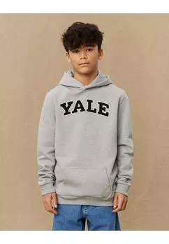 Толстовка с капюшоном YALE HOODIE UNISEX Les Deux, светло-серый